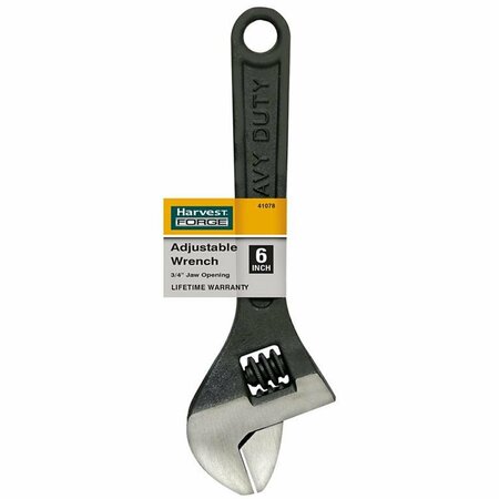 PROTECTIONPRO 6 in. Black Adjustable Wrench PR3312856